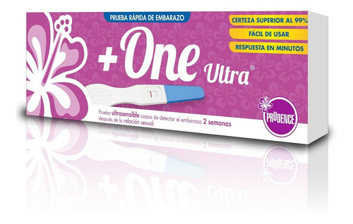 Prueba De Embarazo Prudence One Ultra Test Rápido De Un Uso
