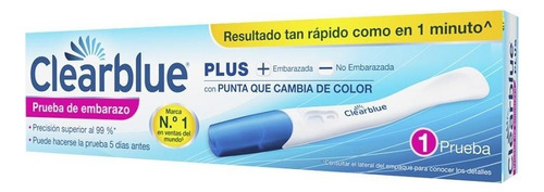 Prueba De Embarazo Digital Clearblue Plus - 25gr
