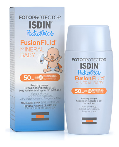 Isdin Pediatrics Fusion Fluid Mineral 50 Ml