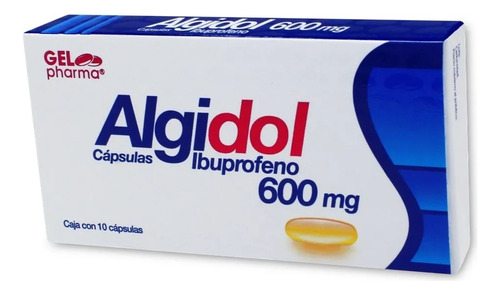 Algidol ( Ibuprofeno) C/10 Tabletas 600mg / Gelpharma