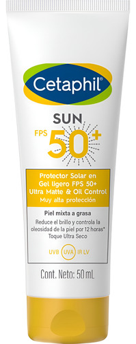 Galderma Cetaphil Sun Fps 50+ Protector Solar Gel Ligero