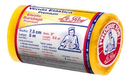 Le Roy Venda Elástica 7.5cm X 5 M