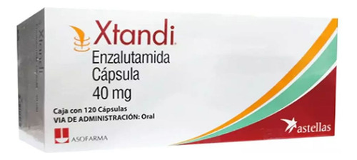 Xtandi 40 Mg Enzalutamida Asofarma Pastillas 120 Unidades