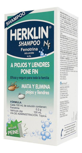 Herklin Nf Shampoo, 1 Frasco 60 Ml