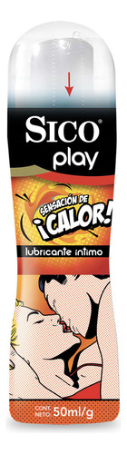 Sico® Play Lubricante Íntimo, Sensación De Calor De 50 Ml