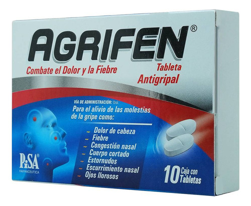 Agrifen Tabletas, 10 Tabletas