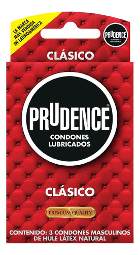 Condones De Látex Prudence Clásico 3 Condones