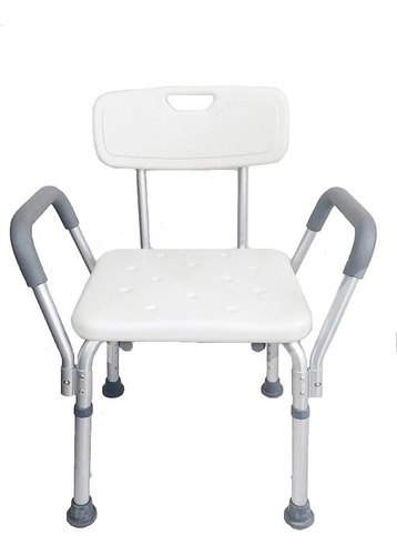 Banco Ducha Con Respaldo Y Brazos Desarmables - Silla