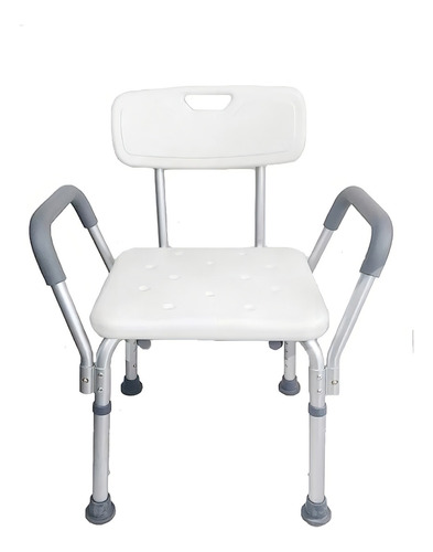 Banco Ducha Con Respaldo Y Brazos Desarmables - Silla