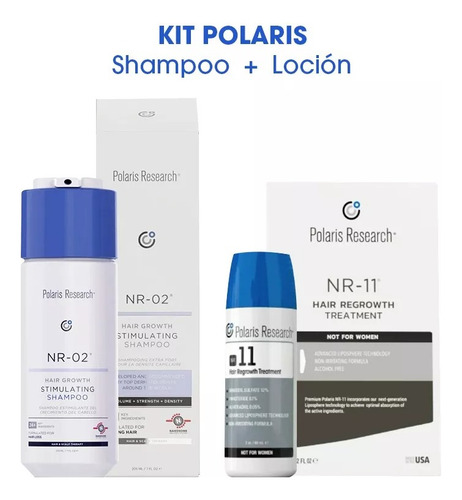 Kit Ds Shampoo Polaris Nr-02  + Polaris Nr-11 Locion