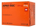 Aprovasc Tabletas 300 Mg/10 Mg, 28 Tabletas