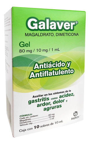 Galaver Gel, 10 Sobres 10 Ml