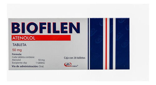 Biofilen 50 Mg Con 28 Tabletas