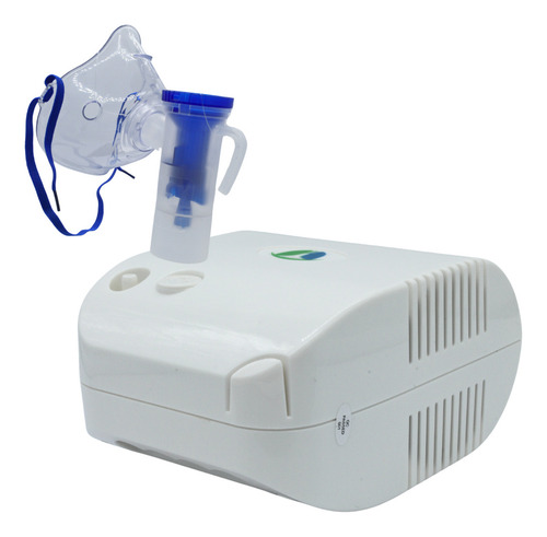 Nebulizador Silencioso Adulto Y Niños Con Accesorios Color Blanco