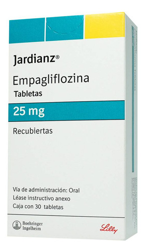 [007501034605115] Jardianz Tabletas 25 Mg, 30 Tabletas