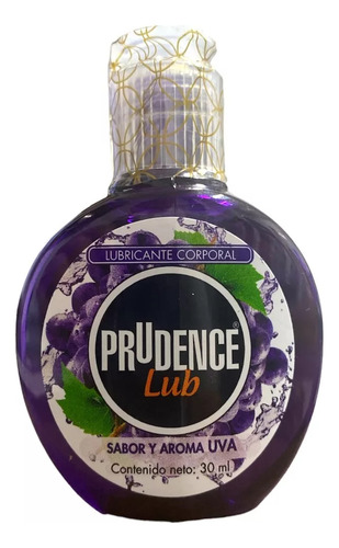 Prudence Lubricante Corporal Sabor Y Aroma Uva Mini 30ml