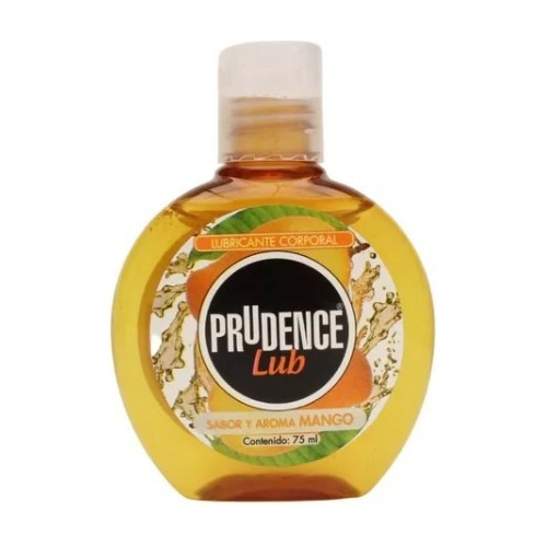 [7502214980367] Lubricante Comestible De Sabor Mango Prudence Lub, 75 Ml Base Agua