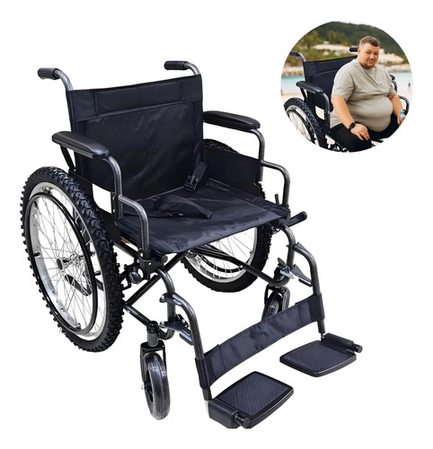 [SC-363] Silla De Ruedas Super Confort Sc-363 Negra 51cm