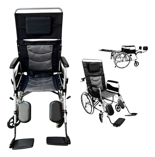 [SC-381] Silla De Ruedas Super Confort Ml-sc-381 Plegable Negra