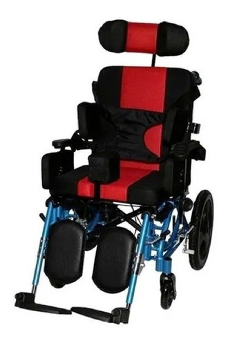 [SC-118A] Silla De Ruedas Pca 19 Pulgadas Silla P.c.a. Paralisis Color Roja