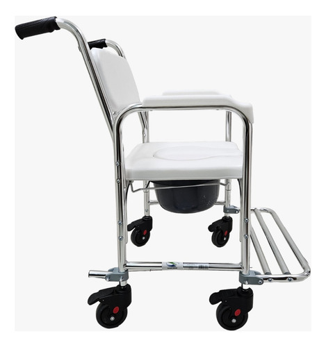 [SC-420] Silla De Baño Super Confort Sc-420 Con Ruedas Y Tapa 3 En 1