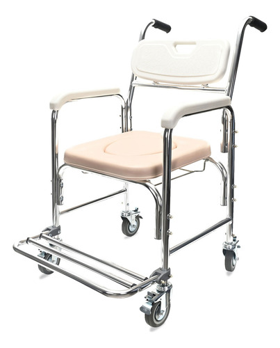 [SC-421] Silla Comodo 3 En 1 Ducha, Baño, Silla De Ruedas, Plegable