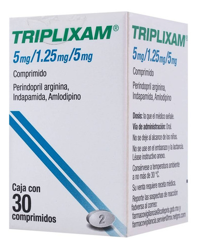 [5391189310673] Triplixam Comprimidos 5 Mg/1.25 Mg/5 Mg, 30 Comprimidos