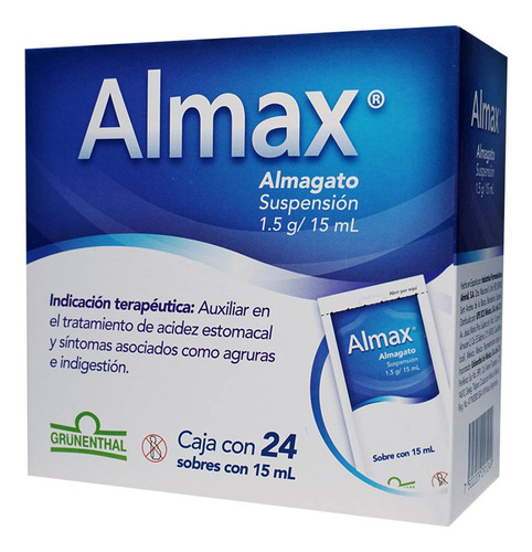 Almax Suspensión 1,5 G/15 Ml, 24 Sobres 15 Ml