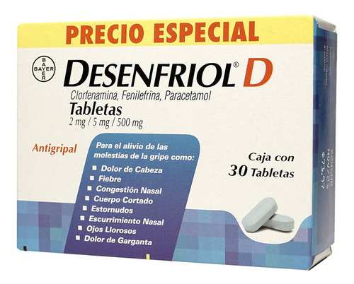 Desenfriol D Tableta, 30 Tabletas