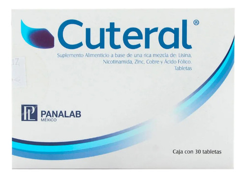 Cuteral 1 Caja 30 Tabletas