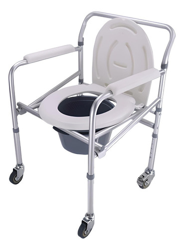 [SC-820] Silla Para Hacer Baño , Altura Ajustable, Plegable Cap 100kg