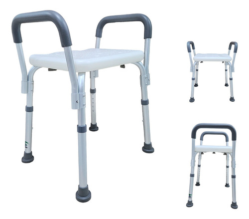 [SC-3552] Banco Para Baño Con Brazos Desmontables - Confort- Seguridad