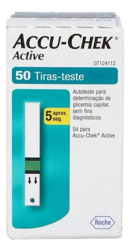 [4015630064076] Caja Accu-chek Active Strips Con 50 Unidades, Color Verde