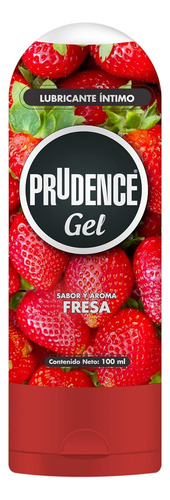 [PRUDL002] Lubricante Íntimo Prudence Gel Sabor Y Aroma Fresa 100ml