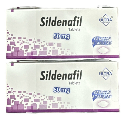 [7502216807921] 2x1 Sildenafil 50 Mg C/8 Tabletas Ultra