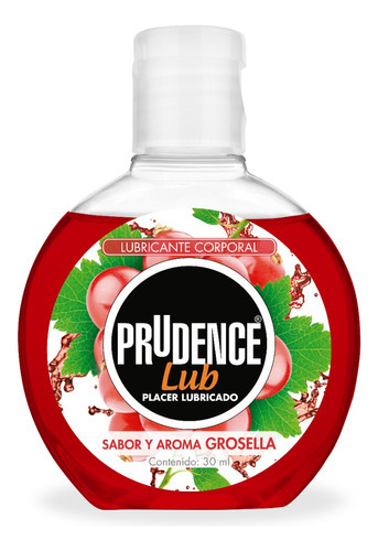 [7502214983153] Prudence Lubricante Comestible Base Agua Con Sabor Grosella