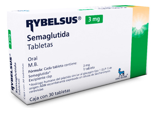[Rybelsus3MG] Rybelsus Tableta 3 Mg, 30 Tabletas