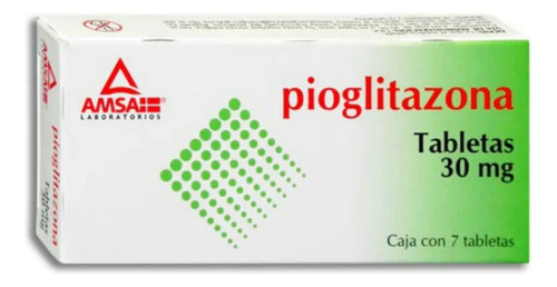 [Piogl730MG] Pioglitazona 7 Tabletas 30mg