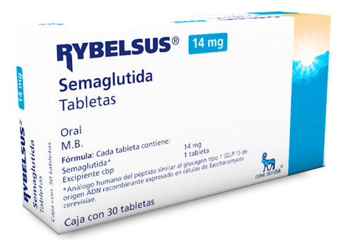 [Ryb14mths] Rybelsus Tableta 14 Mg, 30 Tabletas