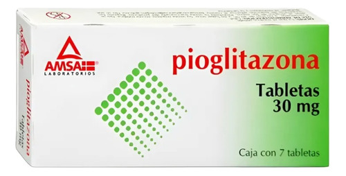 Pioglitazona 30 Mg 7 Tabletas