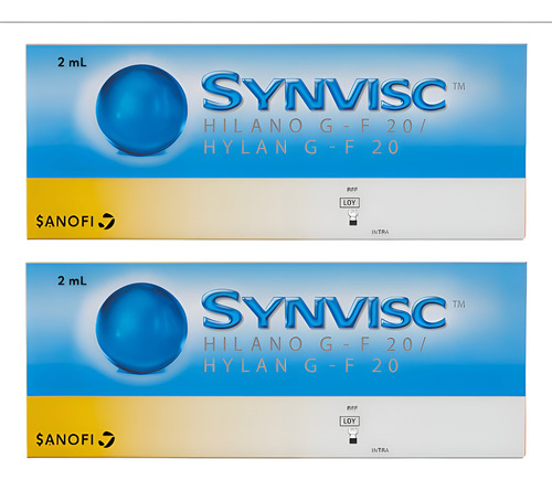[75022445100392PK] 2 Pack Synvisc 8 Mg Inyectable 2 Ml - Sanofi