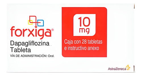[Forxiga] Forxiga Dapagliflozina 10 Mg 28 Tabletas