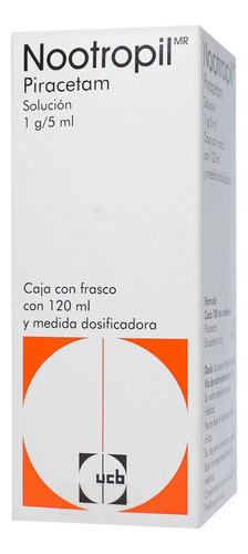 [7501088507106] Nootropil Solucion 1 G Frasco C/120 Ml - Moksha8 Farmacéutica S. De R.l. De C.v.